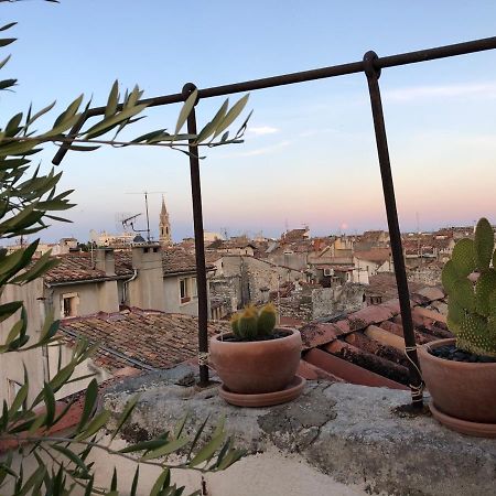 Appartement Avec Terrasse Panoramique Au Coeur De Nîmes Eksteriør billede